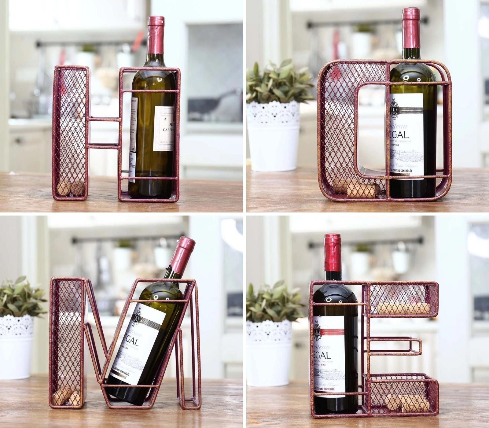 Decorative Letters wine bottle-cork holder is a great item to Housewarming Gifts