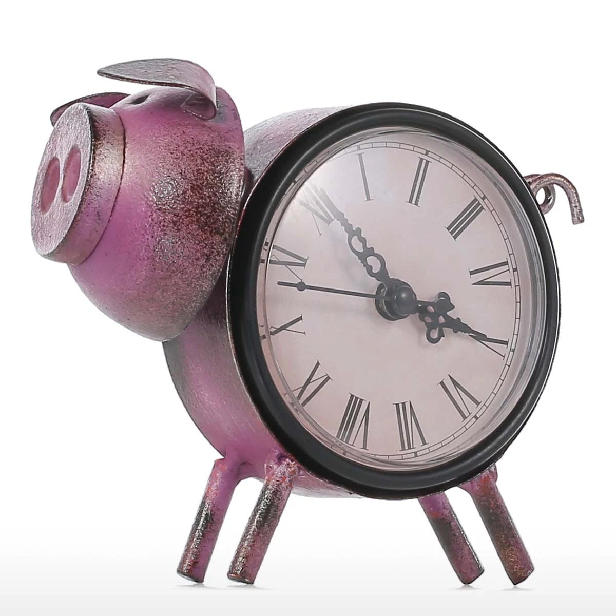 Small & Decorative Table Clock by Cat, Deer, Flamingo, Chicken, Pig