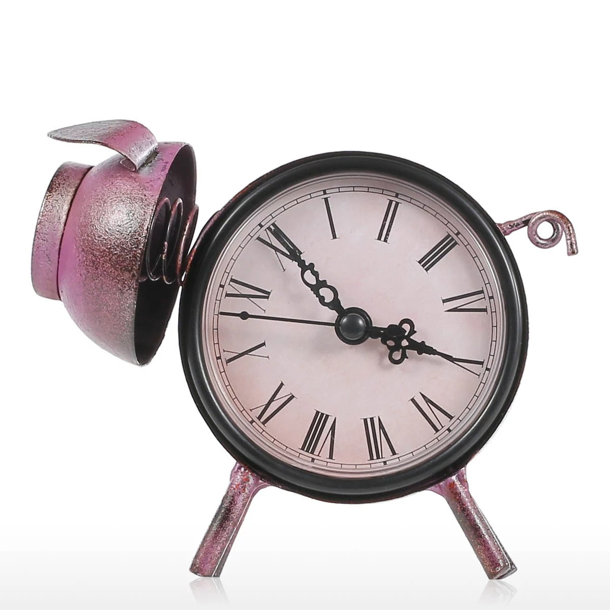 Small & Decorative Table Clock by Cat, Deer, Flamingo, Chicken, Pig