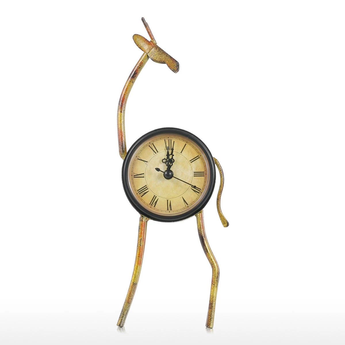 Small & Decorative Table Clock by Cat, Deer, Flamingo, Chicken, Pig