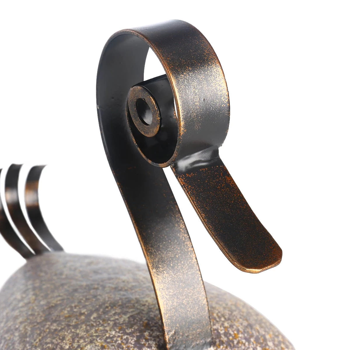 Duck Christmas Ornament From Iron and Metal Sculpture