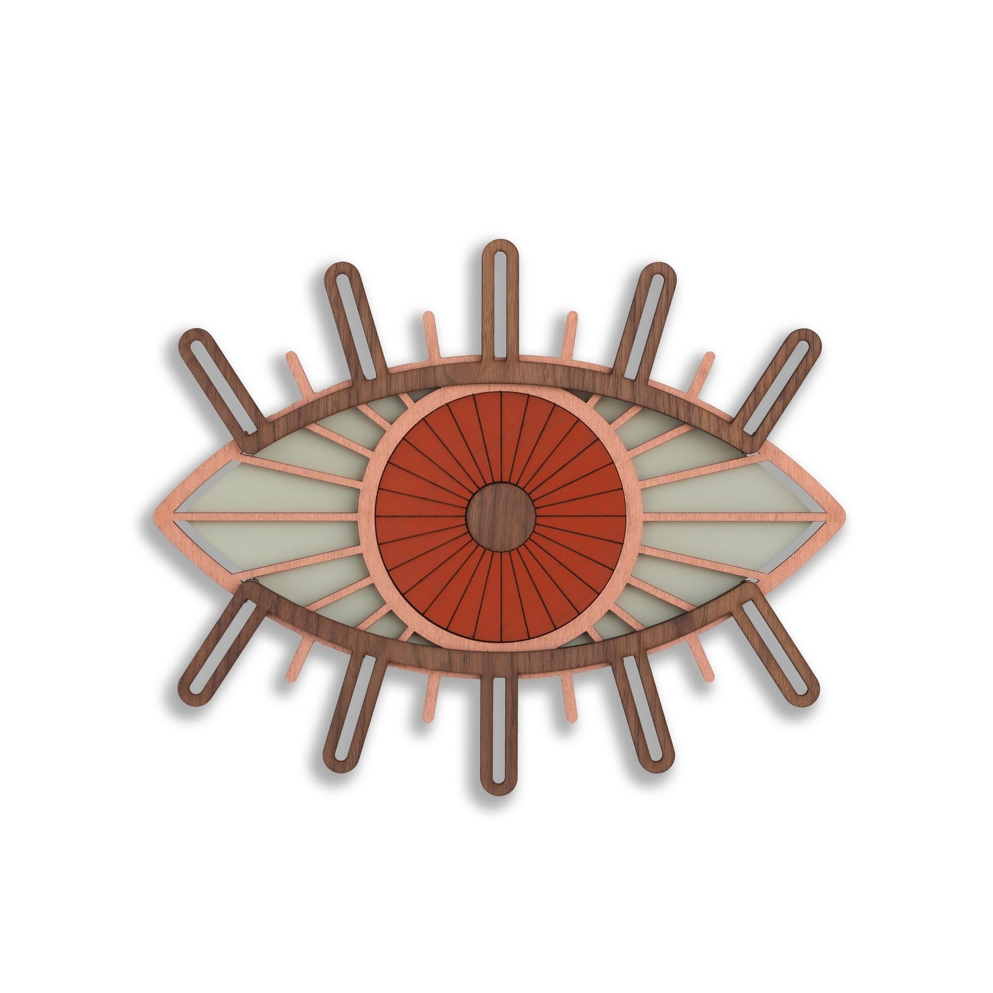 Evil eye wall hanging is a symbol of peace and good luck in home