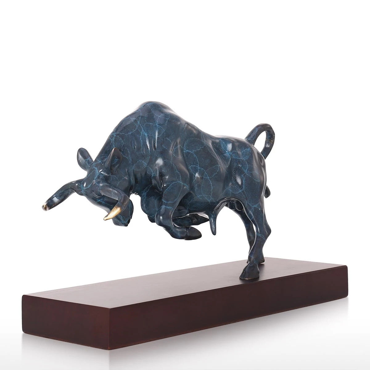 Farmhouse Home Decor with Bull Statue