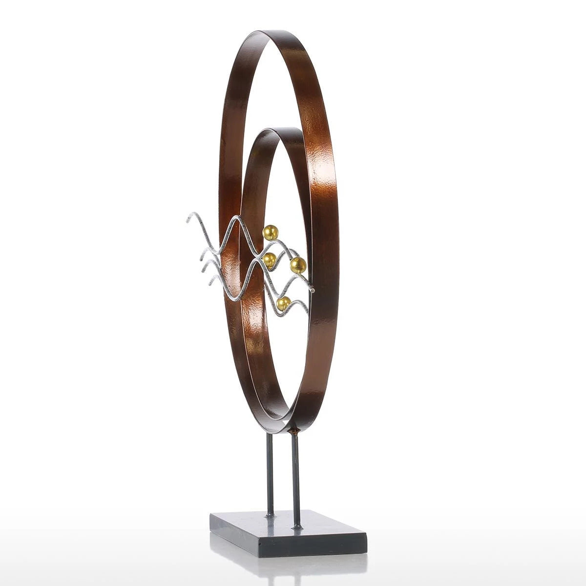 Figurative Metal Sculpture Console and Dresser Decor