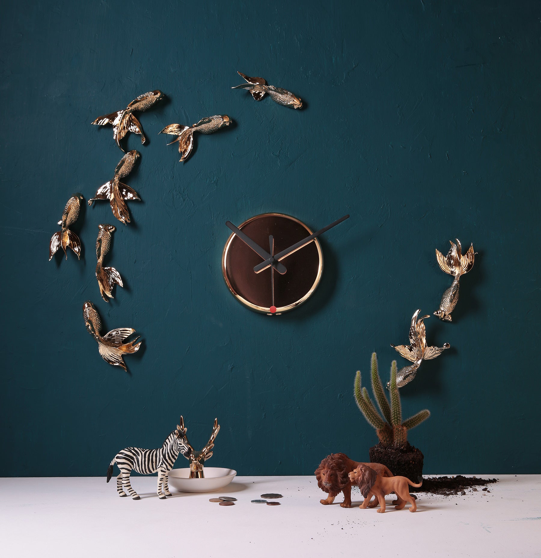 Fish Wall Clock
