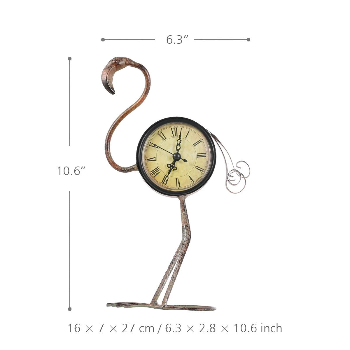 Small & Decorative Table Clock by Cat, Deer, Flamingo, Chicken, Pig