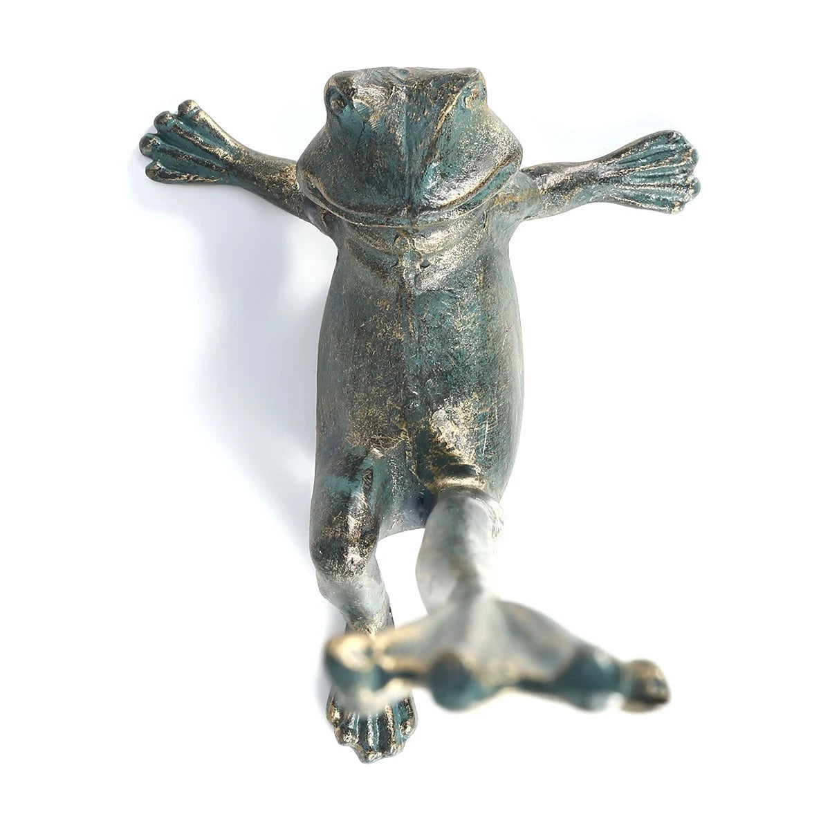 Frog Garden Decor and Frog Decor Ornament with Paper Towel Holder