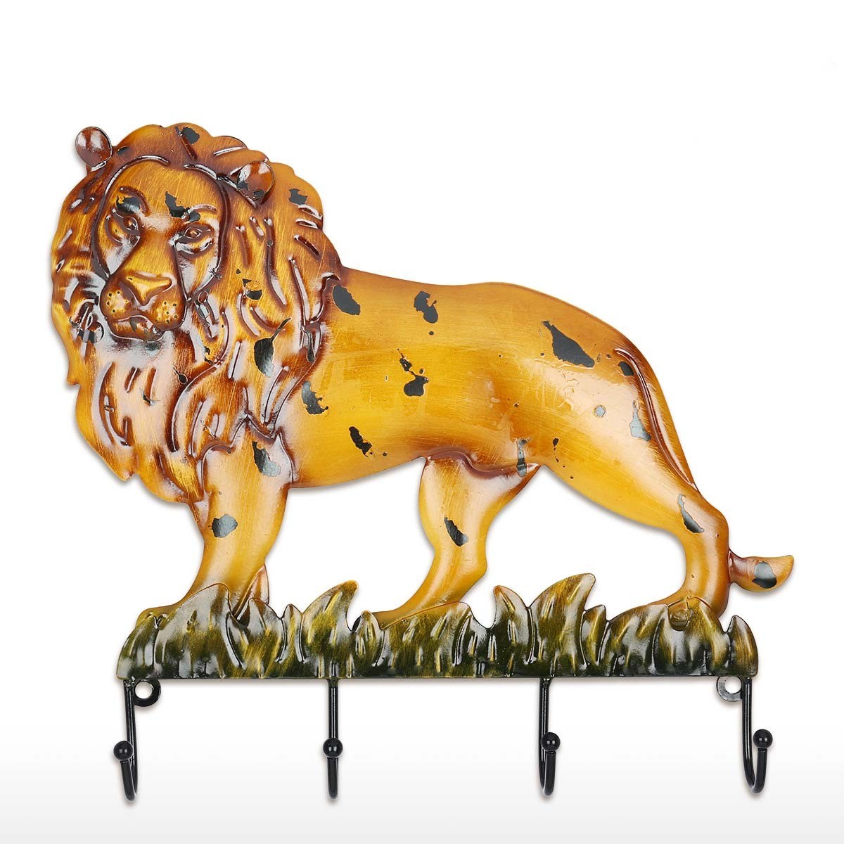 Get the power of a whole pride of lions with this lion wall hook