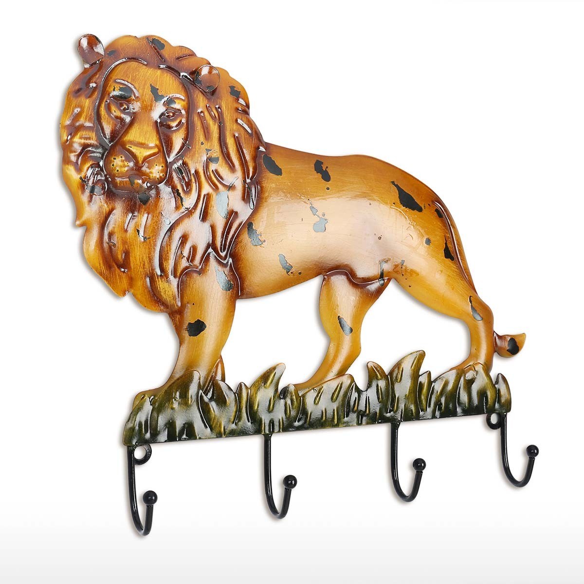 Get the power of a whole pride of lions with this lion wall hook