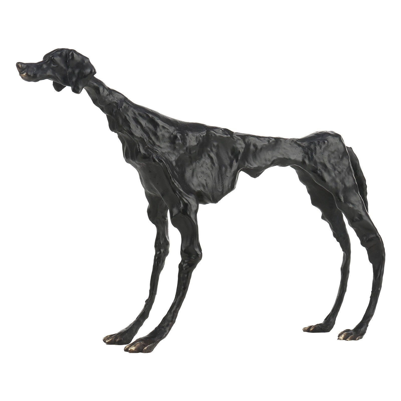 Dog sculpture by Alberto Giacometti: a shocking balance and tranquility