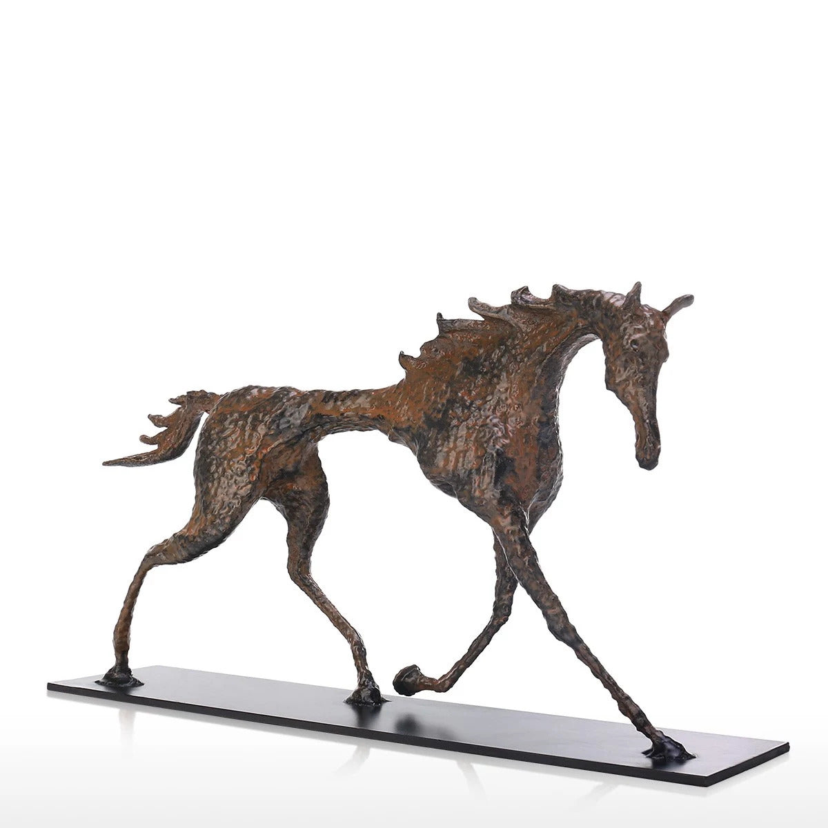 Giacometti Sculpture by Horse