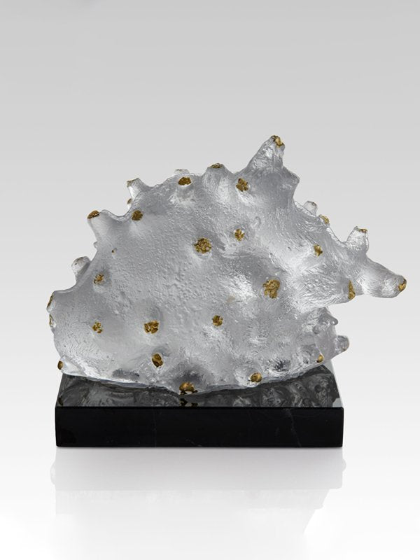 Glass Coral Sculpture Decor