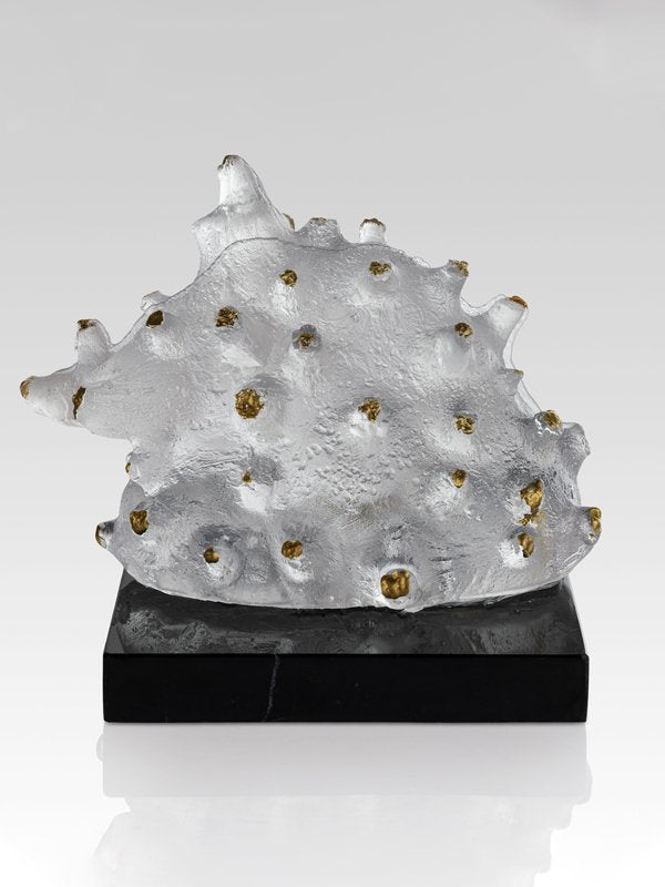 Glass Coral Sculpture Decor