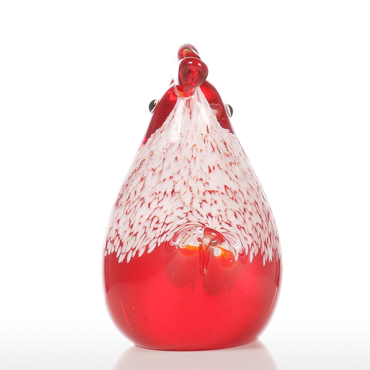 Glass Chicken Ornaments and Chicken Christmas Ornaments with Glass Art