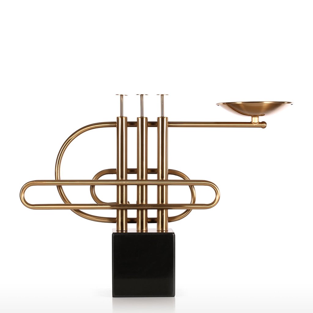 Gold Christmas Decorations and Christmas Candle Holders for Christmas Decorations