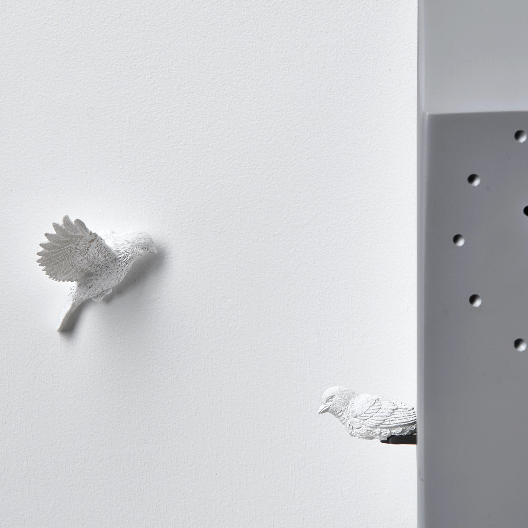 Grey Cuckoo Clock with Minimal and Modern Wall Clock