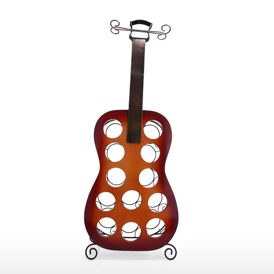 Guitar Wine Rack 12 Bottle Wine Rack Storage Decor Ornaments