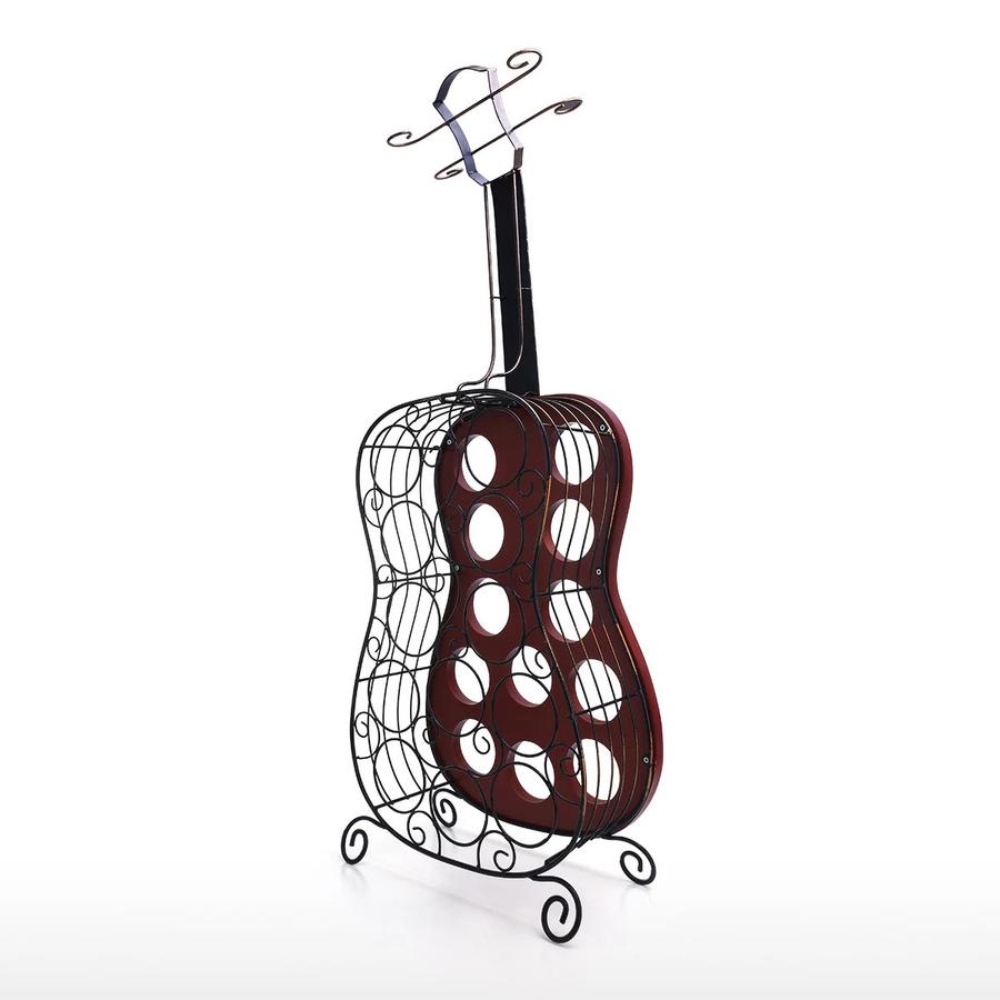 Guitar Wine Rack 12 Bottle Wine Rack Storage Decor Ornaments