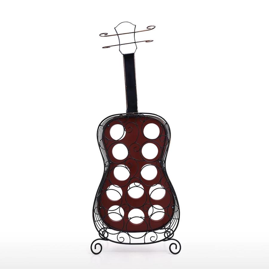 Guitar Wine Rack 12 Bottle Wine Rack Storage Decor Ornaments