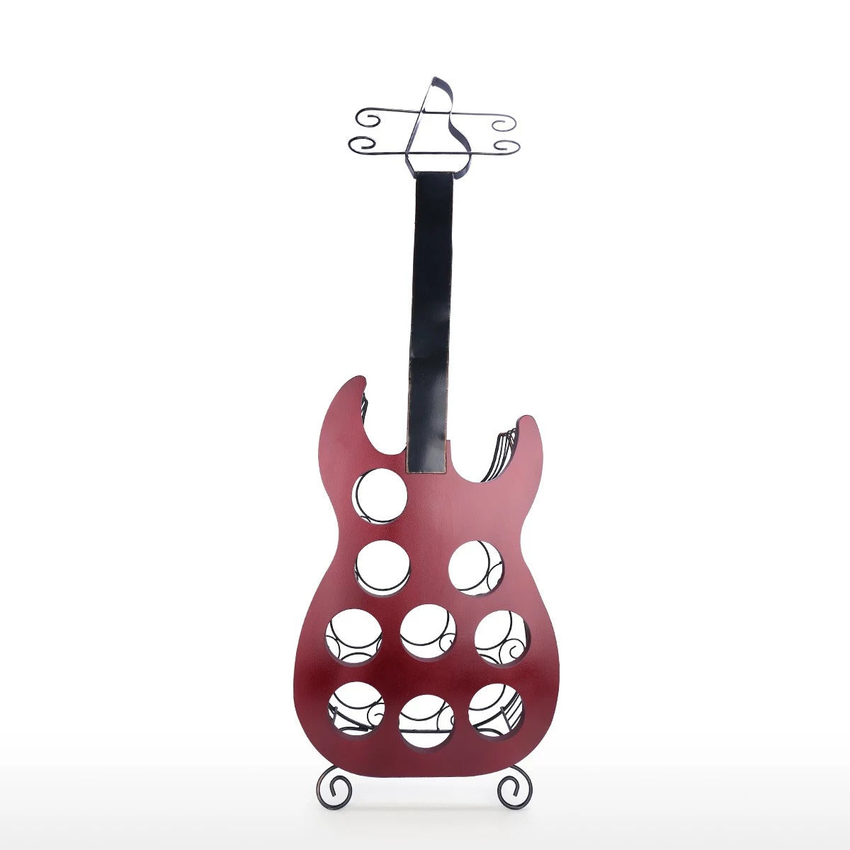 Guitar Wine Rack 9 Bottle Wine Rack Storage Decor Ornaments