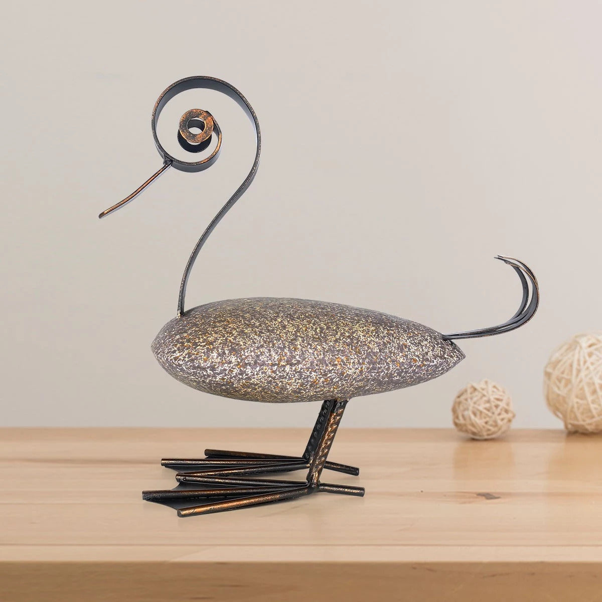 Iron Duck Figurines as Ornaments