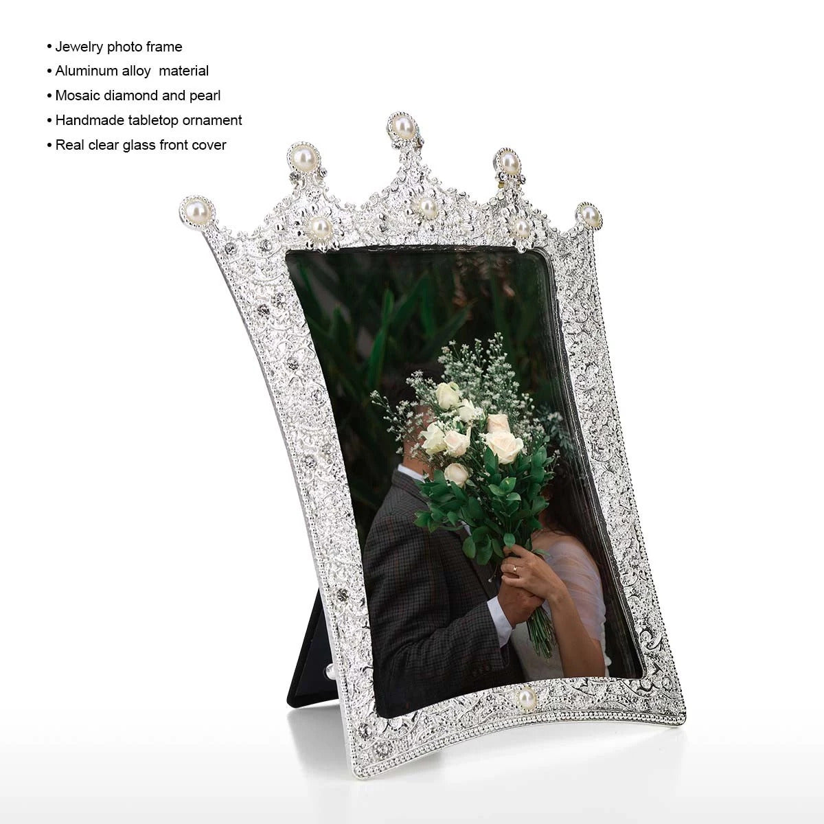 Jewellery Pearl Photo Frame to Home Decor Accessories