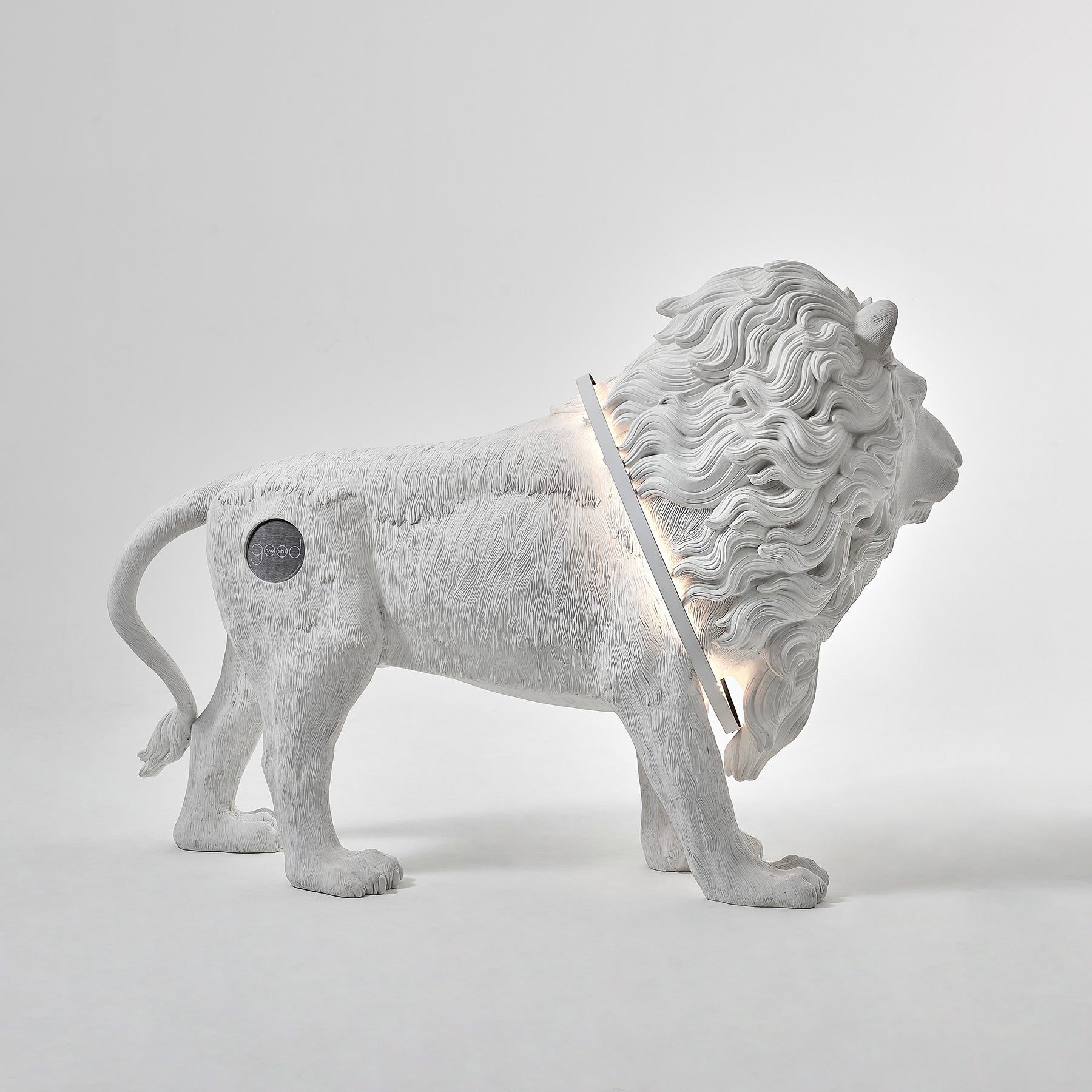 Lion Lamp with Home Decor Statue