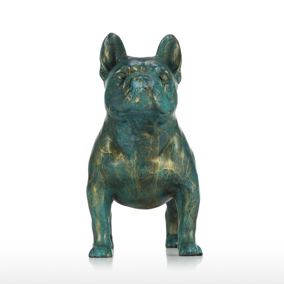 Luxury Christmas Ornaments and Luxury Christmas Decorations with French Bulldog Statue for Christmas Decorations