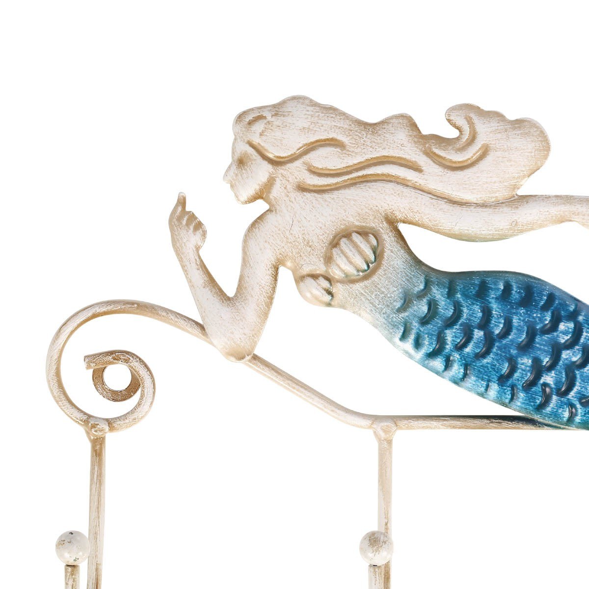 Mermaid Wall Hanging Metal Decor and Mermaid Wall Hook Decor, , Art Decoration, Interior Decoration, Sculpture, Glass Art,