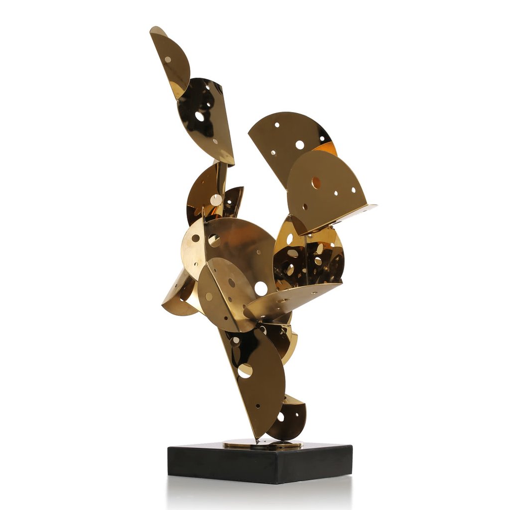 Metal Cactus Sculpture by Stainless Steel