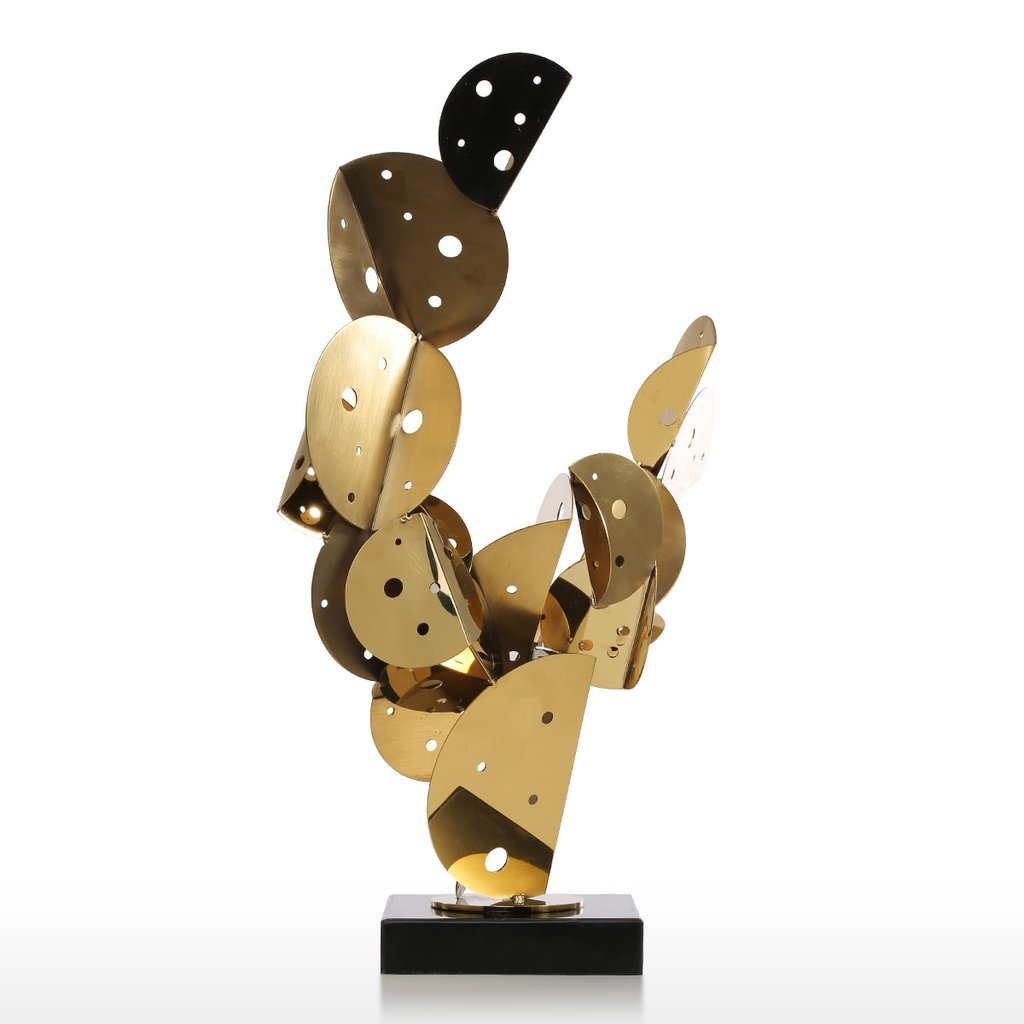 Metal Cactus Sculpture by Stainless Steel