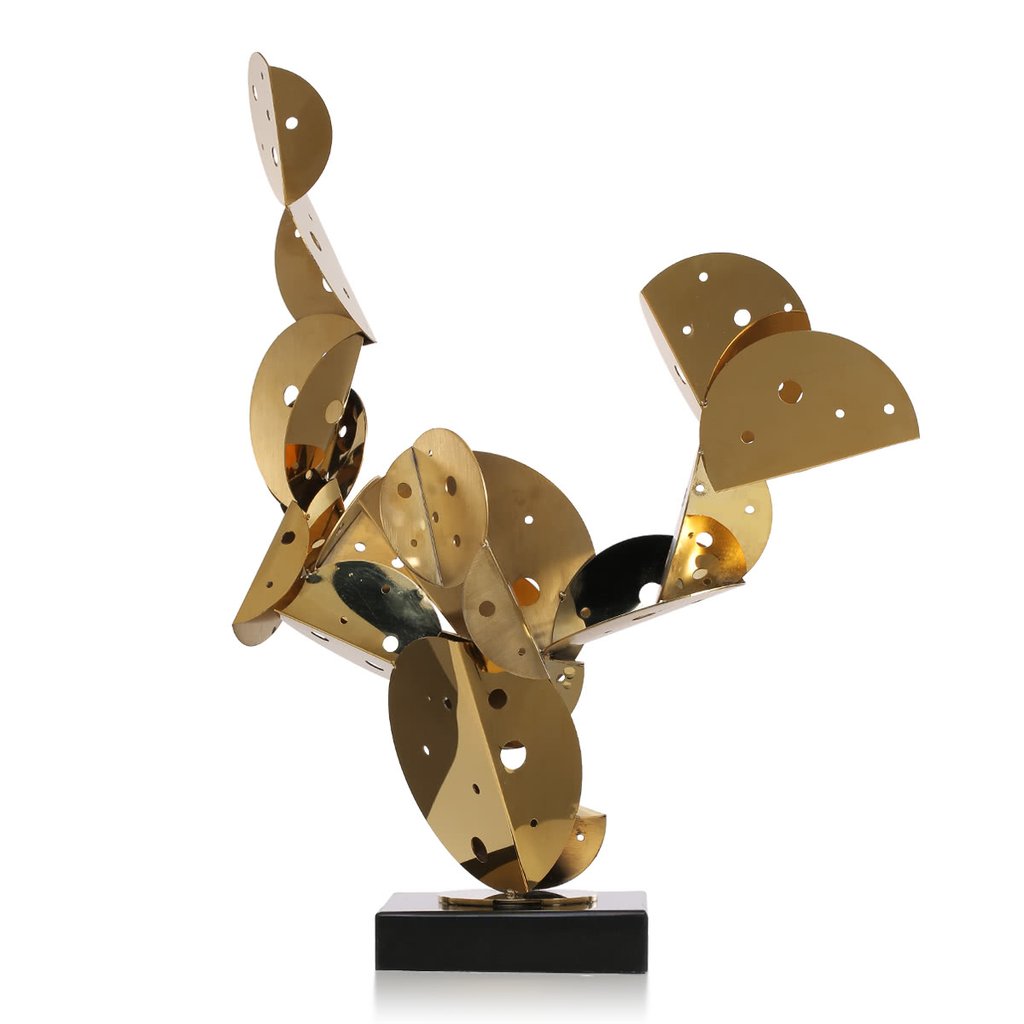Metal Cactus Sculpture by Stainless Steel
