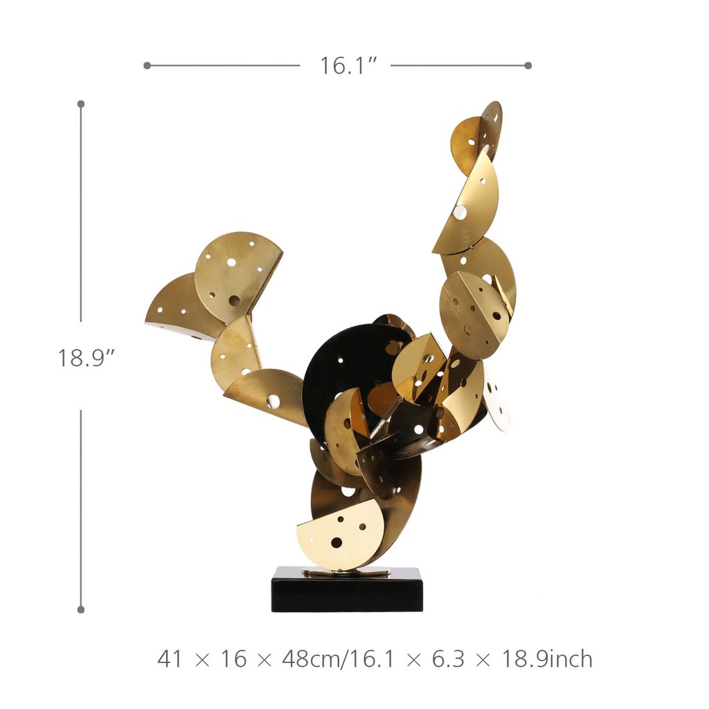 Metal Cactus Sculpture by Stainless Steel