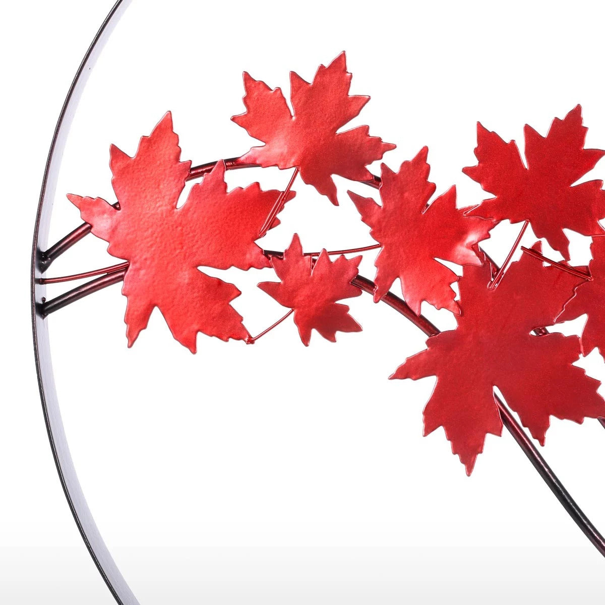Metal Aesthetic Figurative Leaf Sculpture