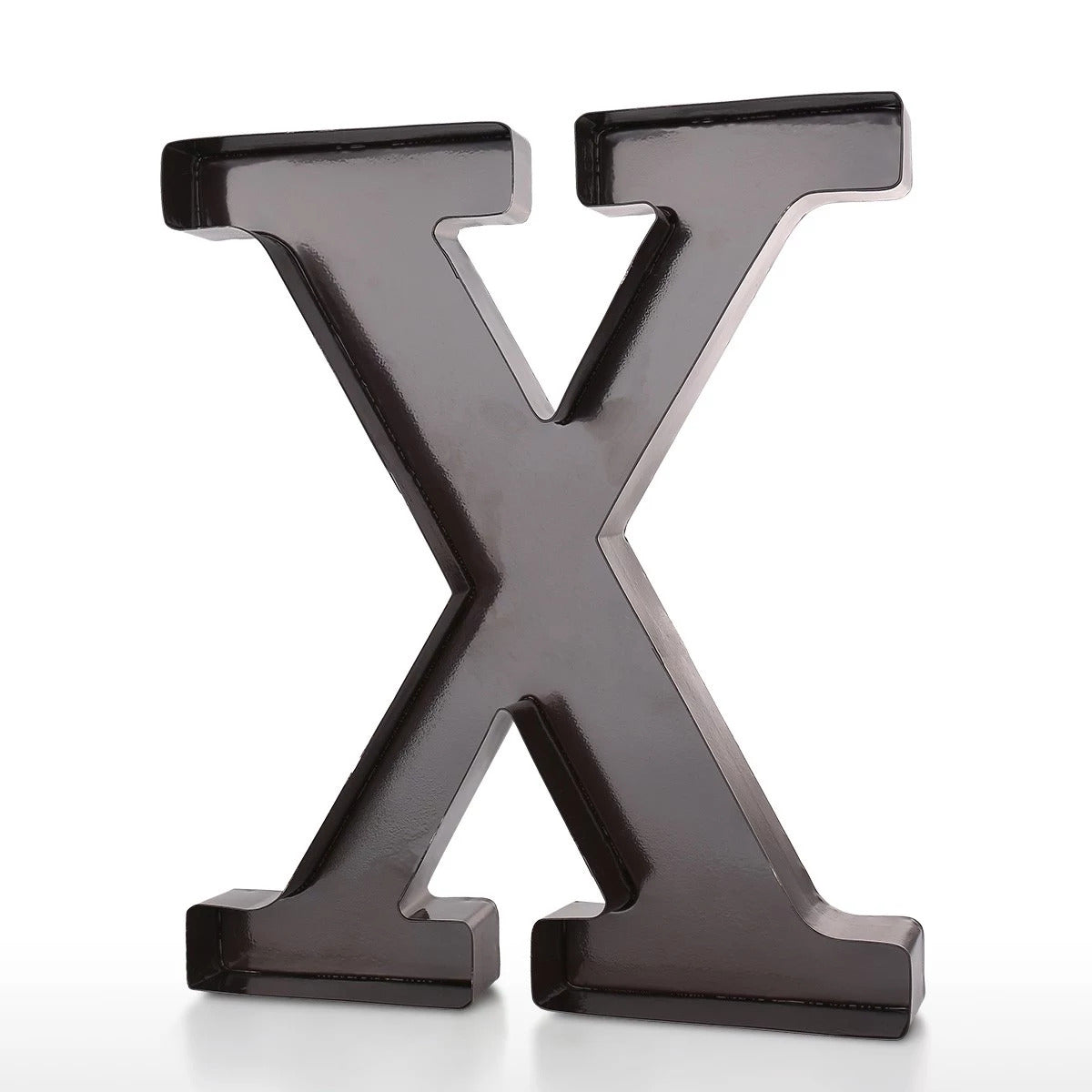 Metal Artwork with Letters