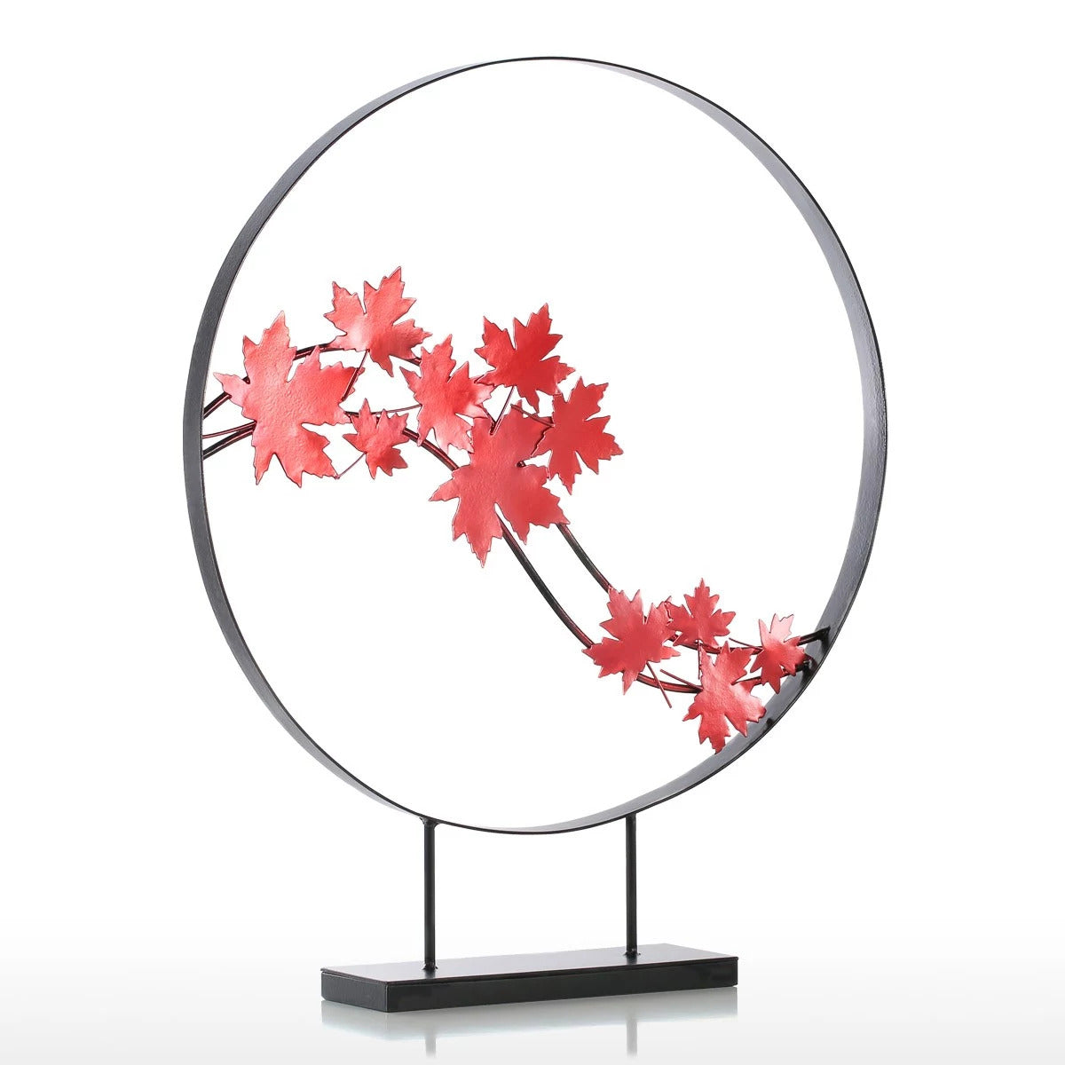 Metal Figurative Leaf Sculpture