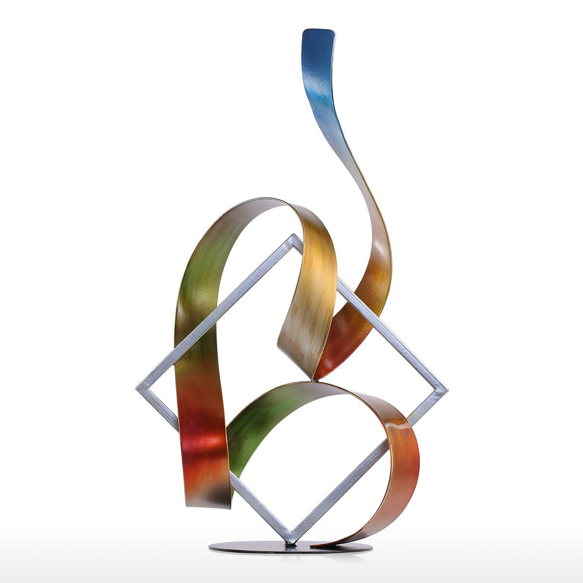 Metal Sculpture and Abstract Art with Metal Sculpture for Christmas Decorations and Home Decor