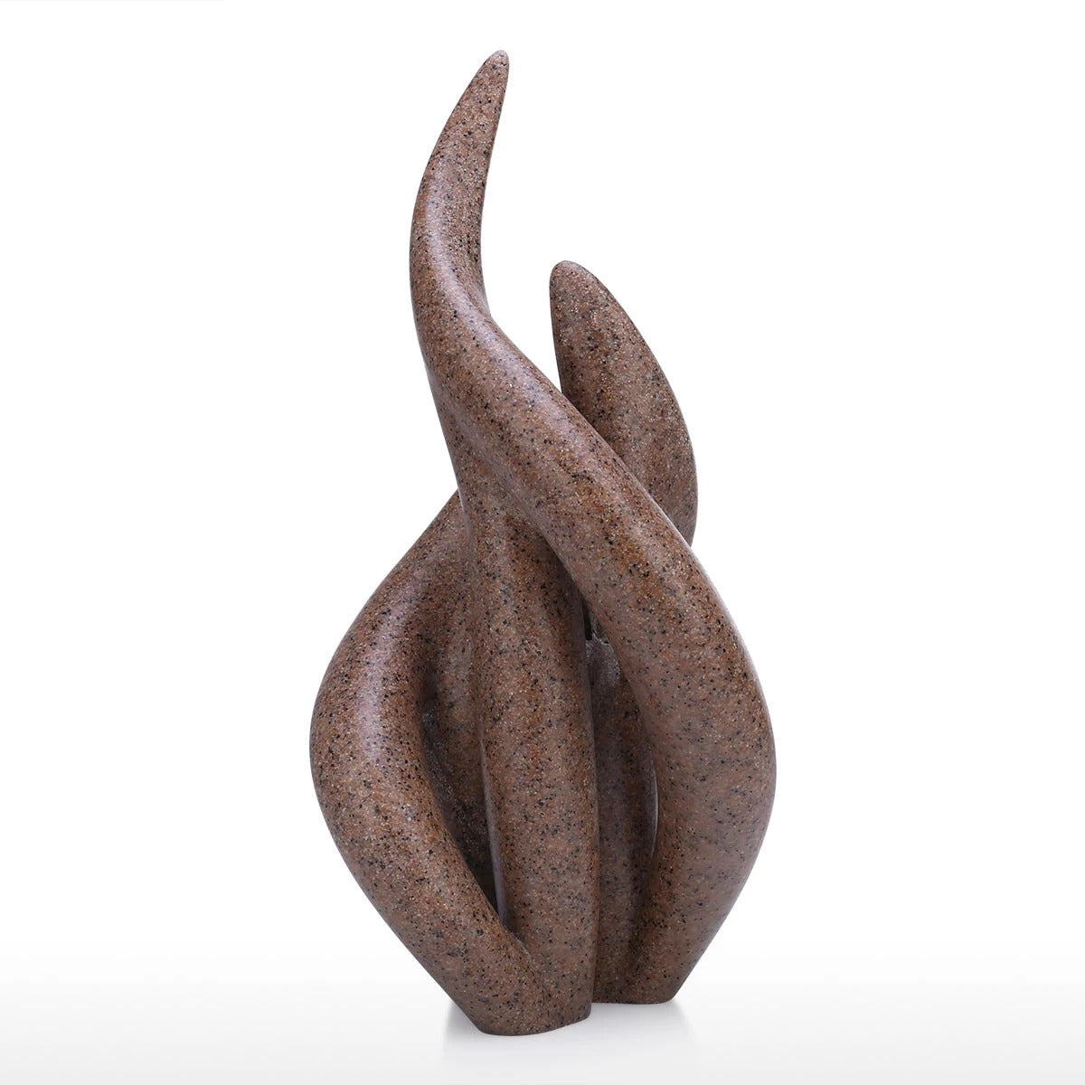 Modern and Abstract Geometric Sculpture by Resin Accent Decor