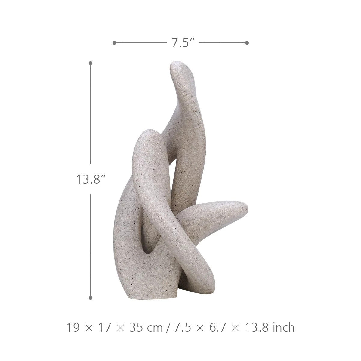 Modern and Resin Abstract Sculpture For Home Decor
