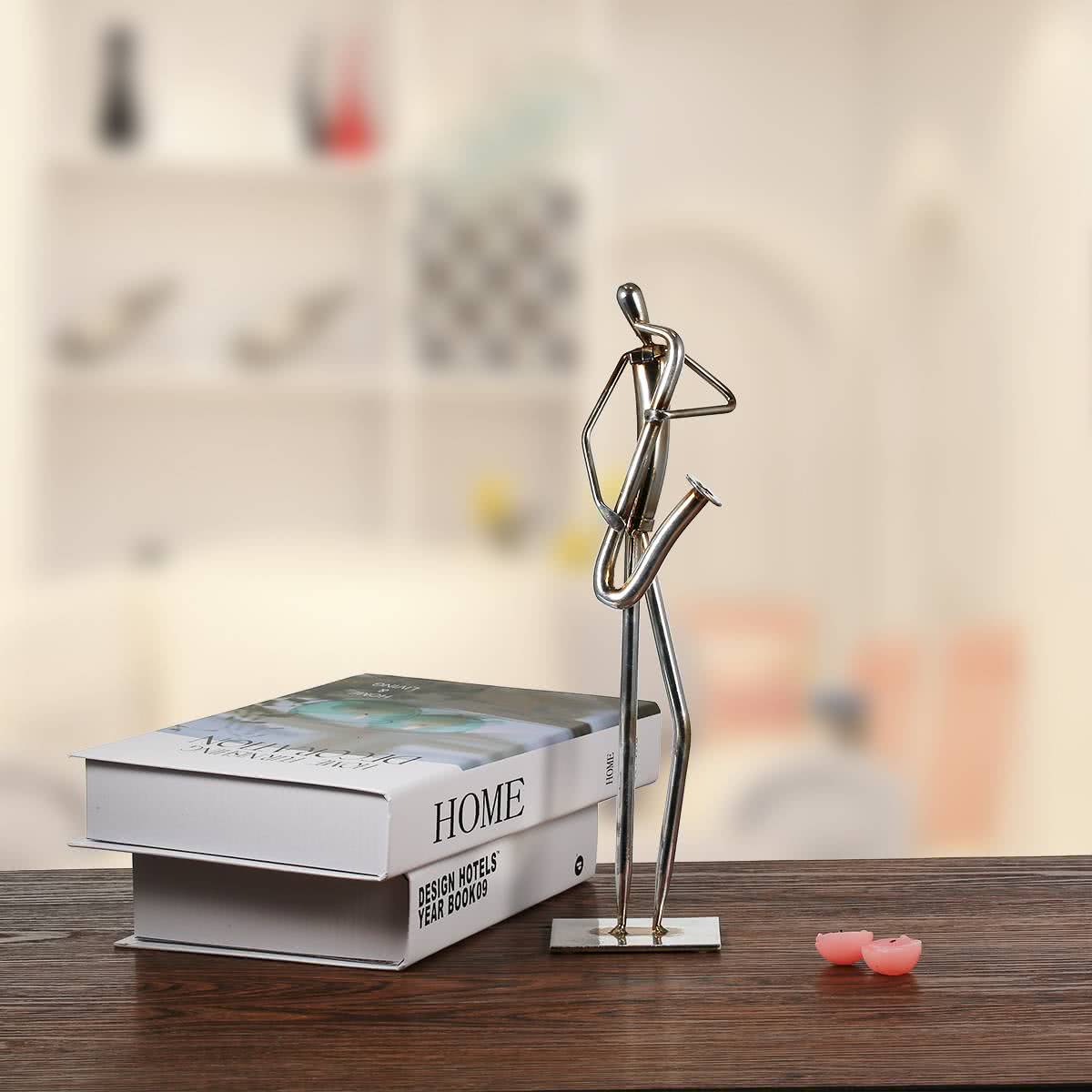 Music Gifts and Gifts for Music Lovers with Saxophone and Sculpture for Home Decor