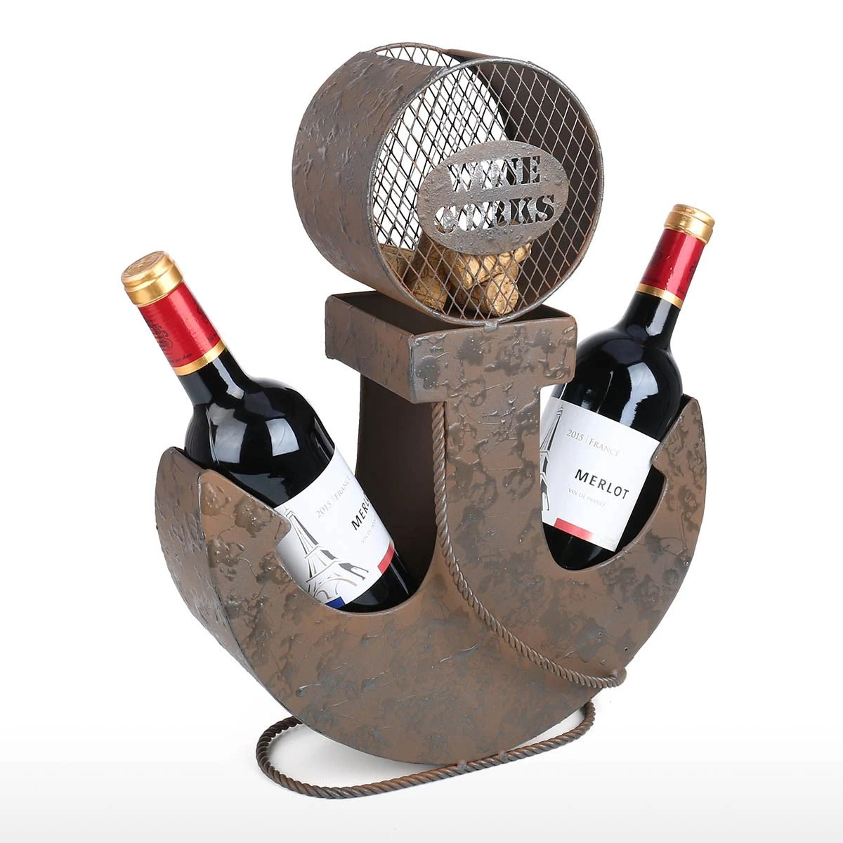Nautical Wine Bottle Holder to Anchor Decor