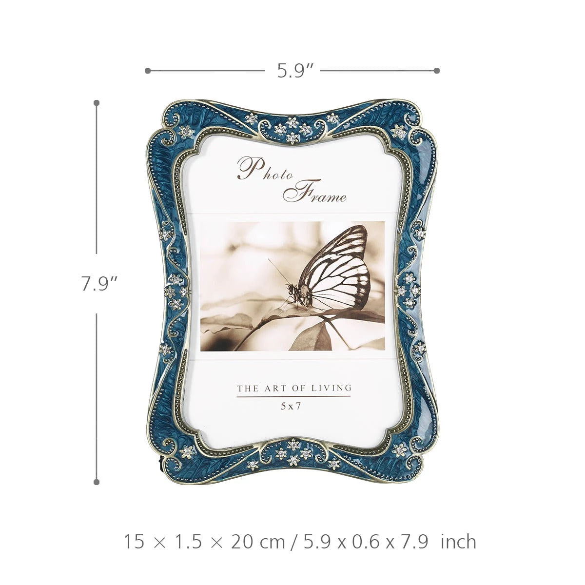 Photo and Picture Frame with Blue Color