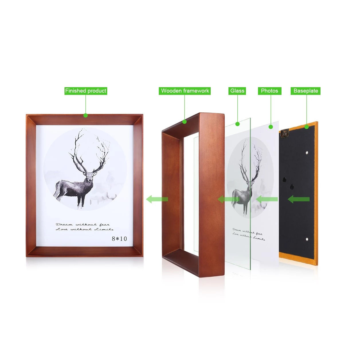 Picture Frame with Wooden for Living Room