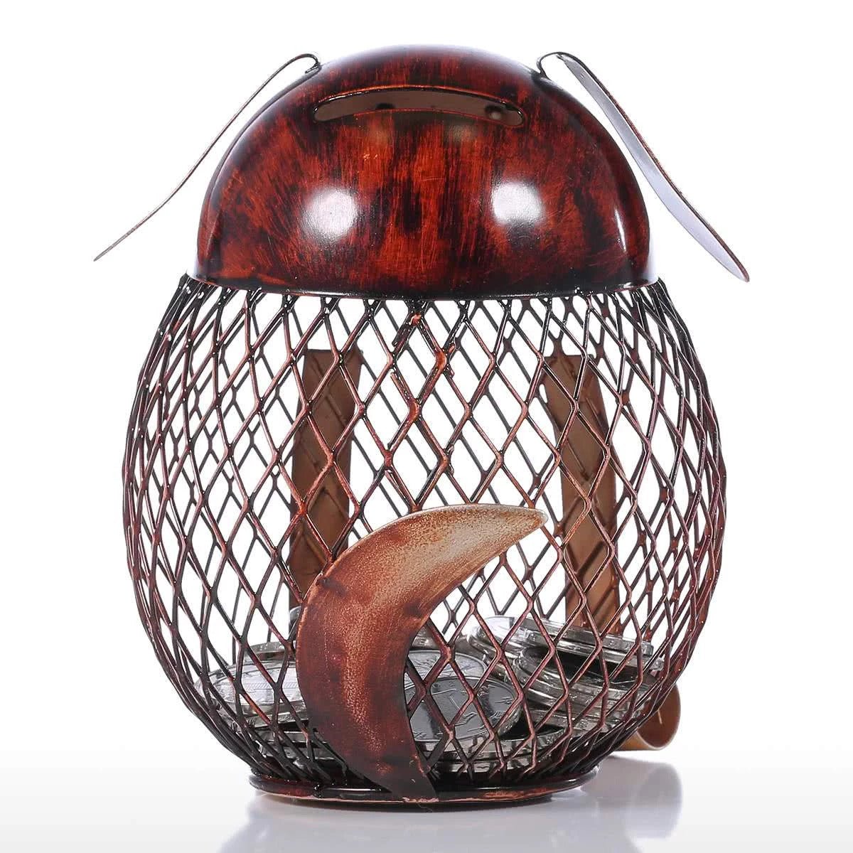 Piggy Bank for Kids and Adults with Dog Figurine