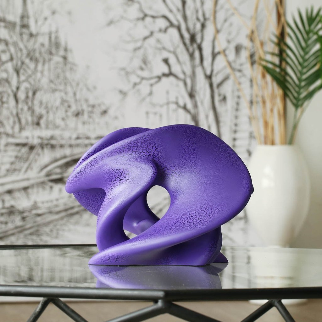 Purple Console Table Decor