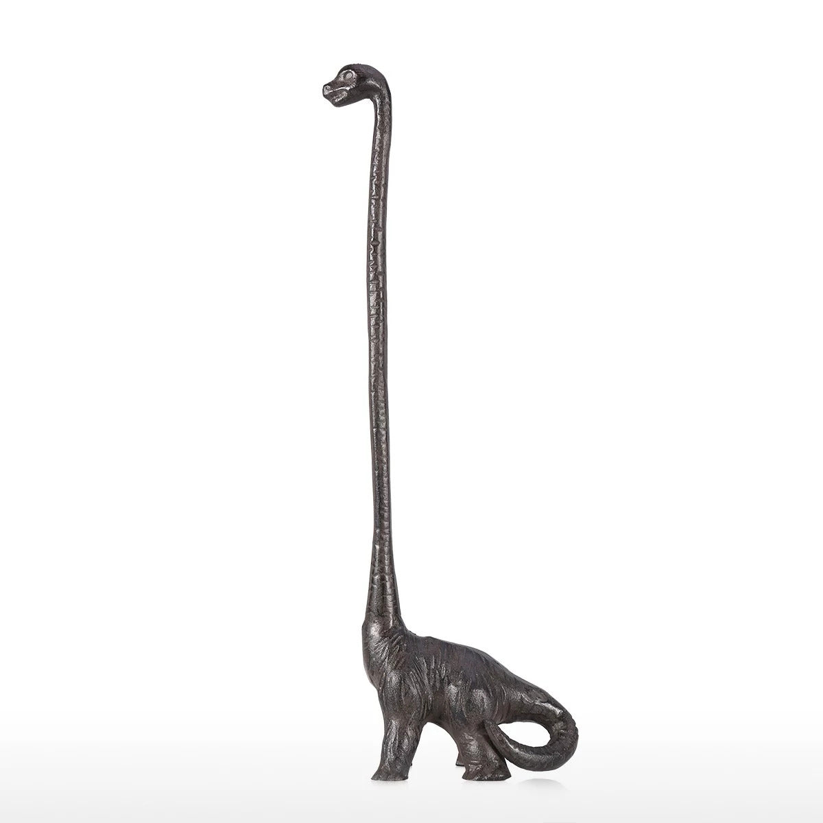 Rustic Paper Towel Holder with Dinosaur