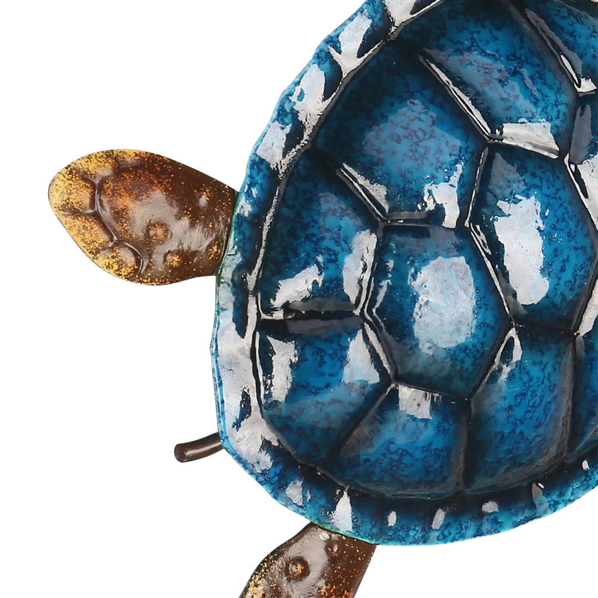 Cute and Baby Sea Turtle Wall Art Decor by Metal Ocean Figurines