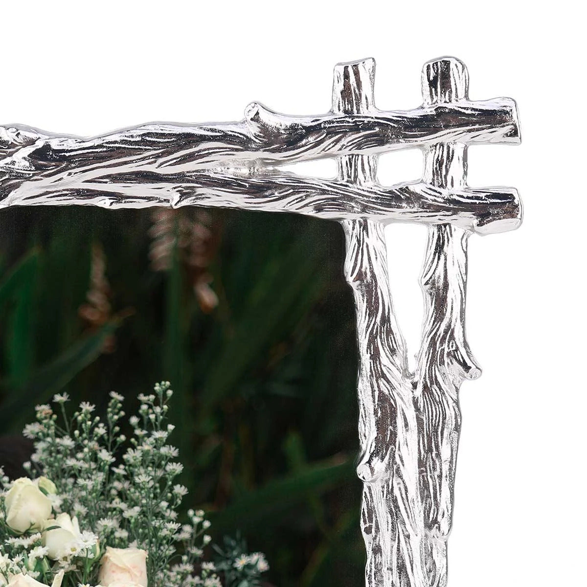 Silver Photo Frame 5X7 to Horizontal and Vertical Use