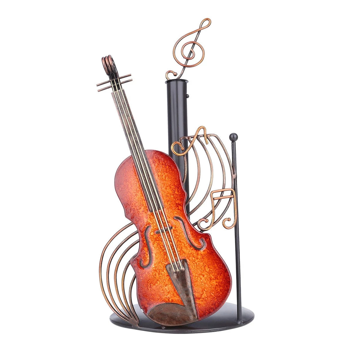 Violin Decor and Ornament with Kitchen Roll Holder