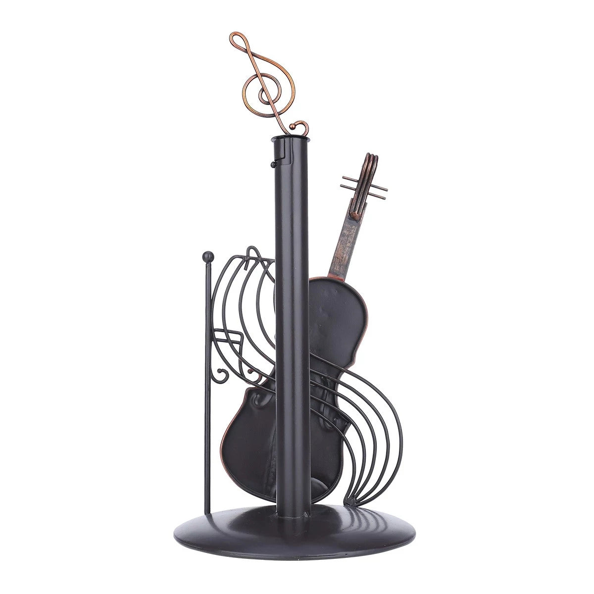 Violin Decor and Ornament with Kitchen Roll Holder